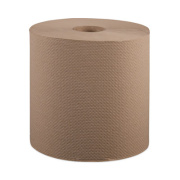Windsoft Hardwound Roll Towels, 1-Ply, 8" x 800 ft, Natural, 12 Rolls/Carton (1280)