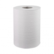 Windsoft Hardwound Roll Towels, 1-Ply, 8" x 350 ft, White, 12 Rolls/Carton (109B)