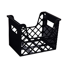 Universal Recycled Extra Capacity Desktop File Holder, Letter Size, 8.5" Long, Black (UNV08123)