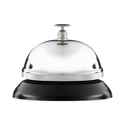 Universal Call Bell, 3.38" Diameter, Brushed Nickel (UNV10000)