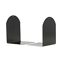 Universal Magnetic Bookends, 6 x 5 x 7, Metal, Black, 1 Pair (UNV54071)