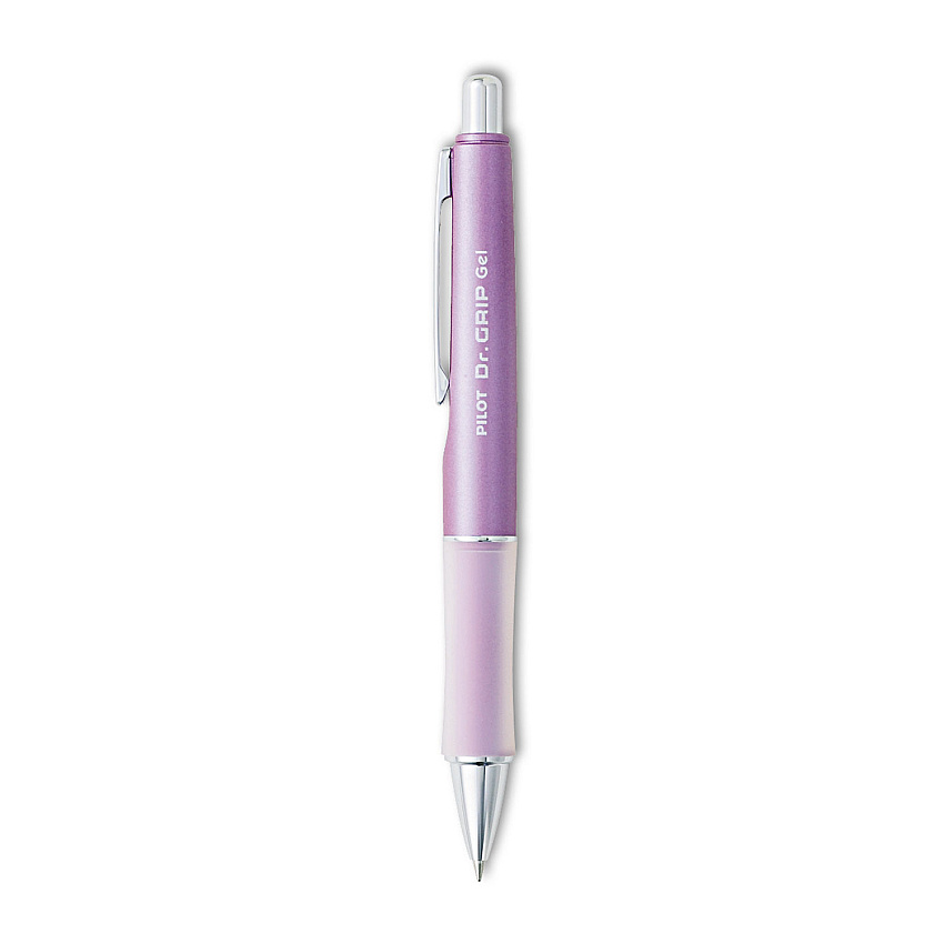 Pilot Dr. Grip Limited Gel Pen, Retractable, Fine 0.7 mm, Black Ink, Champagne Mauve Barrel (PIL36273)