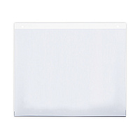 Universal Wall Mount Sign Holder, 11 x 8.5, Horizontal, Clear, 2/Pack (UNV76883)
