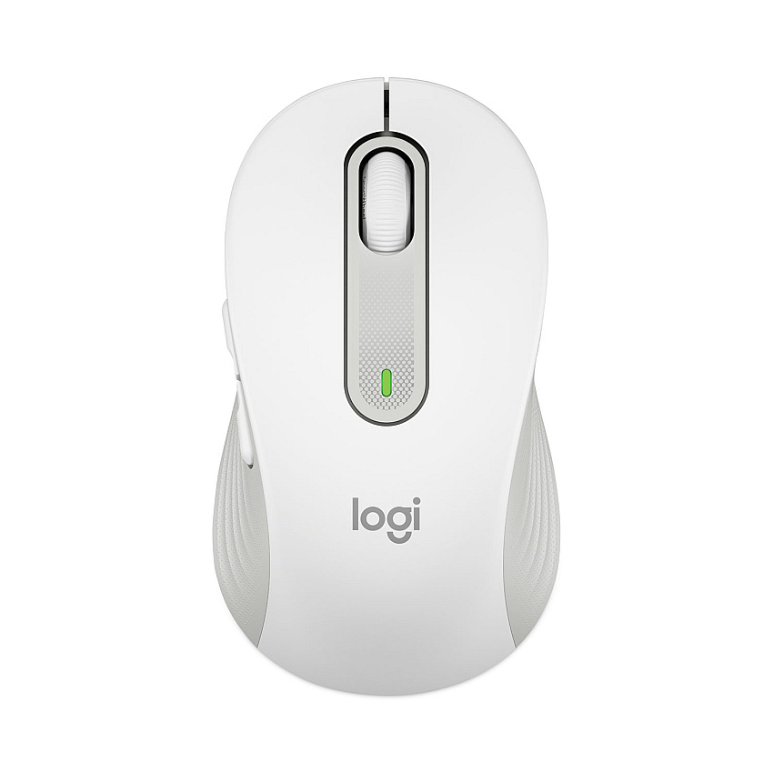 Logitech Signature M650 for Business Wireless Mouse, Large, 2.4 GHz Frequency, 33 ft Wireless Range, Right Hand Use, Off White (LOG910006347)