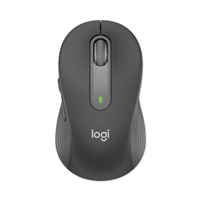 Signature M650 Wireless Mouse, Medium, 2.4 GHz Frequency, 33 ft Wireless Range, Right Hand Use, Graphite (910006250)