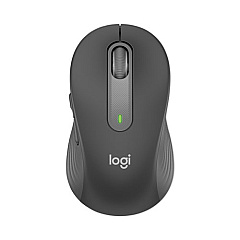 Logitech Signature M650 for Business Wireless Mouse, Medium, 2.4 GHz Frequency, 33 ft Wireless Range, Right Hand Use, Graphite (LOG910006272)