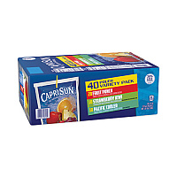 Capri Sun Fruit Juice Pouches Variety Pack, 6 oz, 40 Pouches/Carton (GRR22000593)