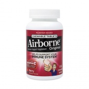 Airborne Immune Support Chewable Tablet, Berry, 116/Bottle, Delivered in 1-4 Business Days (22001005)