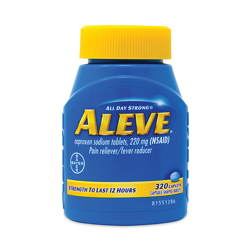 Aleve Pain Reliever Tablets 220 mg, 320/Bottle (GRR22000849)