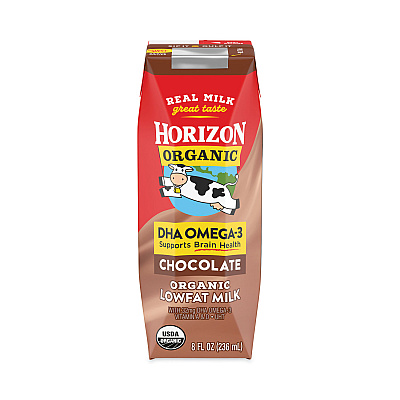 Horizon Organic Low Fat Milk, Chocolate, 8 oz, 18/Carton (GRR22000536)