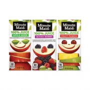 Minute Maid 100% Juice Box Variety Pack, 6 oz Pouch, 40/Carton, Delivered in 1-4 Business Days (22000812)