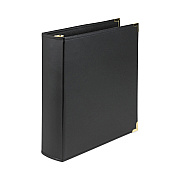 Samsill Classic Collection Ring Binder, 3 Rings, 2" Capacity, 11 x 8.5, Black (SAM15160)