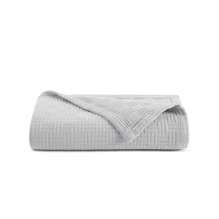 Host & Home Cotton Bed Blanket Queen Light Gray, 1 Blanket (P-BKCOT-9090-LG)