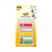 Post-it Flags Arrow 0.5" Prioritization Page Flags, Red/Yellow/Green, 100/Pack (684ARRRYG)