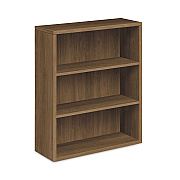HON 10500 Series Laminate Bookcase, Three-Shelf, 36w x 13.13d x 43.38h, Pinnacle (HON105533PINC)
