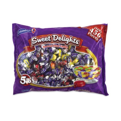 Colombina Fancy Filled Hard Candy Assortment, Variety, 5 lb Bag, Approx. 420 Pieces, Delivered in 1-4 Business Days (20900248)