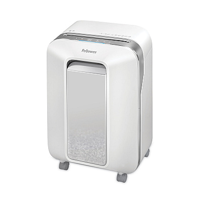 Fellowes Powershred LX200 Micro-Cut Shredder, 12 Manual Sheet Capacity, White (5015101)