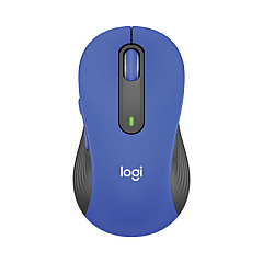 Signature M650 Wireless Mouse, Large, 2.4 GHz Frequency, 33 ft Wireless Range, Right Hand Use, Blue (910006232)