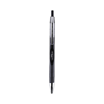 Zebra Sarasa Dry Gel X30 Gel Pen, Retractable, Medium 0.7 mm, Black Ink, Black/Silver Barrel, 24/Pack (ZEB47024)
