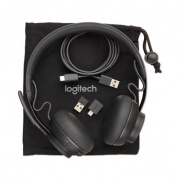 Logitech Zone Wireless Plus-UC Binaural Over-the-Head Headset,  Black (981000918)