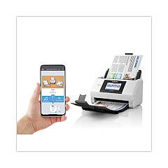Epson DS-790WN Wireless Network Color Document Scanner, 600 dpi Optical Resolution, 100-Sheet Duplex Auto Document Feeder (B11B265201)
