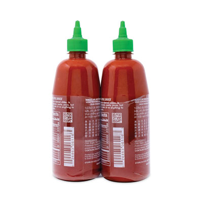 Huy Fong Sriracha Hot Chili Sauce, 28 oz Bottle, 2 Count, Ships in 1-3 Business Days (22000712)