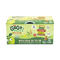 GoGo Squeez Fruit On The Go, Variety Applesauce, 3.2 oz Pouch, 20/Carton (GRR22000742)