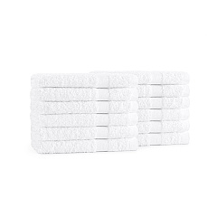 Admiral Hospitality Washcloth 12x12 White, Pack Of 12 (P-ADM-WASH)