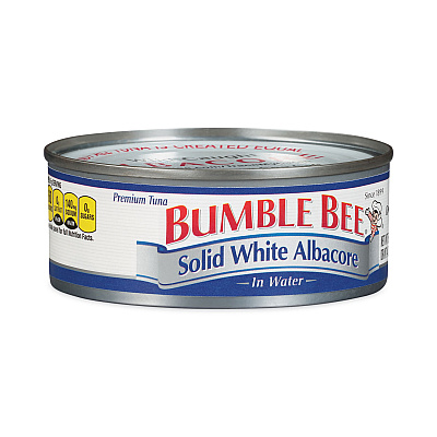 Bumble Bee Solid White Albacore Tuna in Water, 5 oz Can, 8/Pack (GRR22000701)