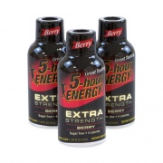5-hour ENERGY Extra Strength Energy Drink, Berry, 1.93 oz Bottle, 24/Pack, Ships in 1-3 Business Days (22000631)