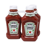Heinz Tomato Ketchup Squeeze Bottle, 44 oz Bottle, 2/Pack, Ships in 1-3 Business Days (22000499)
