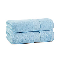 Aston & Arden Egyptian Cotton Bath Towel 30x54 Blue, Pack Of 2 (P-EGYP-3054-BLU)