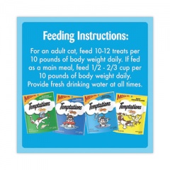 Temptations Cat Treats Mega Pack Variety, 6.3 oz Pouch, 4/Pack, Delivered in 1-4 Business Days (22000661)