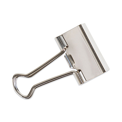 U Brands Binder Clips, Medium, Silver, 72/Pack (UBR3604U0624)