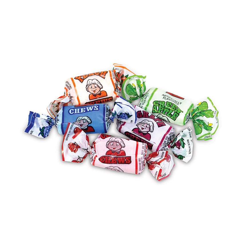 Albert's Assorted Fruit Chews, 1.5 lb Bag, Approx. 240 Pieces (GRR20901227)