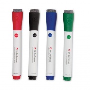 U Brands U-Defense Antimicrobial Dry-Erase Markers, Medium Bullet Tip, Assorted Colors, 24/Pack (3285U0012)