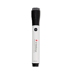 U Brands U-Defense Antimicrobial Dry-Erase Markers, Broad Chisel Tip, Black, 12/Pack (UBR3284U0012)