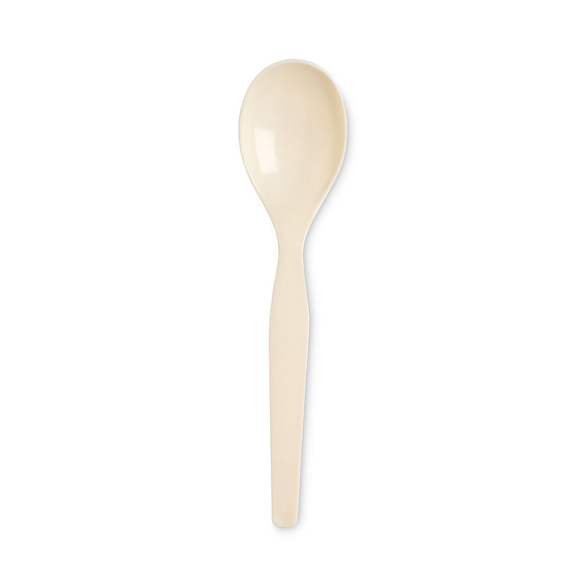 Dixie SmartStock Plastic Cutlery Refill, Soup Spoon, 6", Series-O Mediumweight, Beige, 40/Pack, 24 Packs/Carton (DXESSSOUP11B)