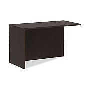 Alera Valencia Series Reversible Return/Bridge Shell, 47.25w x 23.63d x 29.5h, Espresso (ALEVA354824ES)