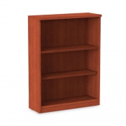 Alera Valencia Series Bookcase, Three-Shelf, 31.75w x 14d x 39.38h, Med Cherry (VA634432MC)