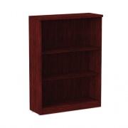 Alera Valencia Series Bookcase, Three-Shelf, 31.75w x 14d x 39.38h, Mahogany (VA634432MY)