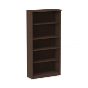 Alera Valencia Series Bookcase, Five-Shelf, 31.75w x 14d x 64.75h, Espresso (VA636632ES)