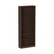 Alera Valencia Series Bookcase, Six-Shelf, 31.75w x 14d x 80.25h, Espresso (VA638232ES)