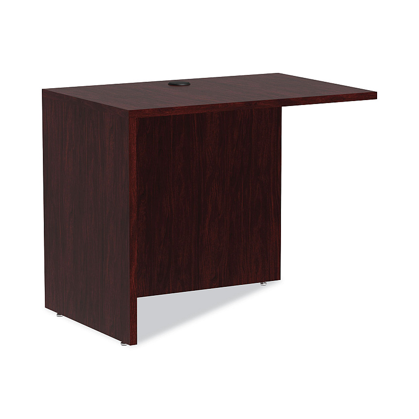 Alera Valencia Series Reversible Return/Bridge Shell, 35w x 23.63d x 29.5h, Mahogany (ALEVA353624MY)