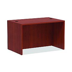 Alera Valencia Series Straight Front Desk Shell, 47.25" x 29.5" x 29.63", Medium Cherry (ALEVA214830MC)