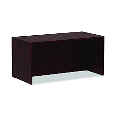Alera Valencia Series Straight Front Desk Shell, 59.13" x 29.5" x 29.63", Mahogany (ALEVA216030MY)