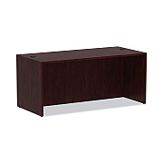 Alera Valencia Series Straight Front Desk Shell, 65" x 29.5" x 29.63", Mahogany (ALEVA216630MY)