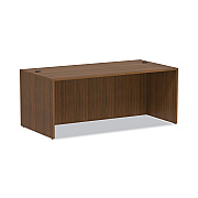 Alera Valencia Series Straight Front Desk Shell, 71" x 35.5" x 29.63", Modern Walnut (ALEVA217236WA)