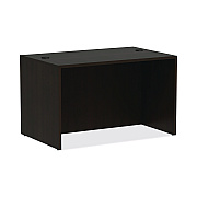 Alera Valencia Series Straight Front Desk Shell, 47.25" x 29.5" x 29.63", Espresso (ALEVA214830ES)