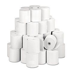 Iconex Direct Thermal Printing Thermal Paper Rolls, 3.13" x 273 ft, White, 50/Carton (90780566)